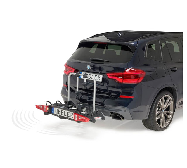 Uebler i21-DC Fietsendrager - MET PARKEERSENSOREN - NIEUW Model 2026!! - 2 Electrische fietsen - 60° Kantelbaar