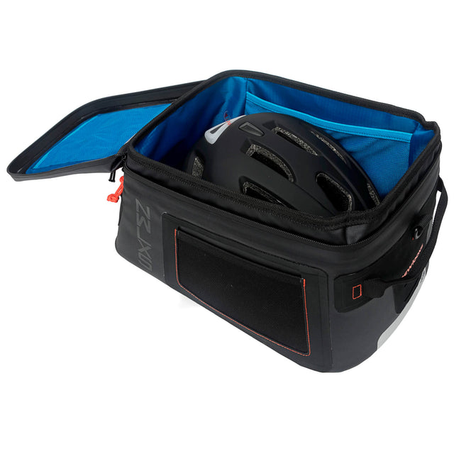 Neue Looxs® Varo Trunkbag KlickFix – Gepäckträgertasche – 100 % wasserdicht – Gepäckträgertasche – 15 Liter – Schwarz