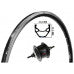 KGS Achterwiel 28 Inch (622) Shimano Nexus 8 Center Lock – Ryde Zac 2000 Velg Zwart/Zilver | Zwarte Naaf | RVS Spaken