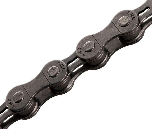 KMC 6-speed fietsketting - precieze schakeling - anti-drop ontwerp - 114 schakels - grijs