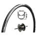 KGS ACHTERWIEL 28 INCH (622) VELG ZWART/ZILVER NEXUS 7 ROLLERBRAKE ZW