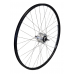 KGS Achterwiel 28 Inch (622) Shimano Nexus 7 SG-C3001-7D Center Lock – Ryde Velg Zwart | Zilveren Naaf | RVS Spaken