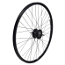 KGS Achterwiel 28 Inch Shimano Nexus 8 SG-C6001-8D – Center Lock | Ryde Zac 2000 Velg | Zwart | Zwarte RVS Spaken