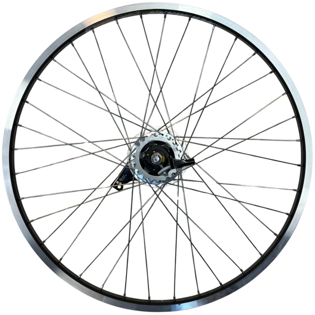 26 inch achterwiel voor bakfiets | Shimano Nexus Inter 7 | SG-C3000-7R | Babboe | Compleet | Zwart