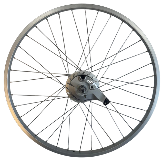 Babboe Bakfiets Achterwiel 26 Inch Shimano Nexus 7 SG-C7R50 – Compleet Zilver