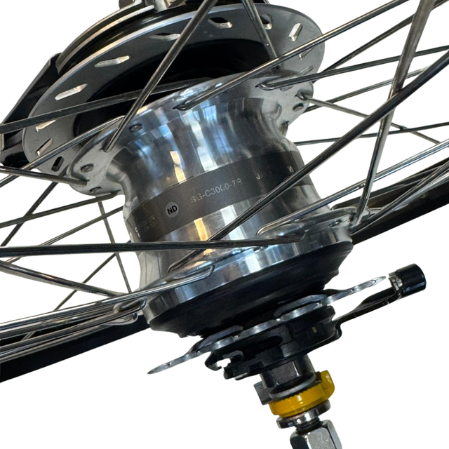 26 inch achterwiel voor bakfiets | Shimano Nexus Inter 7 | SG-C3000-7R | Babboe | Compleet | Zwart