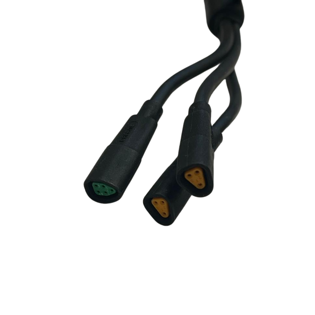 Amslod / Bafang Displaykabel 80 cm – Middenmotor Kabel met Remsensor Aansluiting (Druppel Connector)