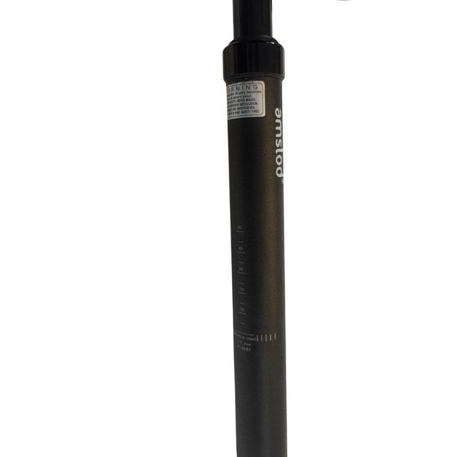 Amslod E-Drifter+ Fietszadel + verende Zadelpen 27.2mm - Zwart – Gel Zadel voor E-bike (Unisex)