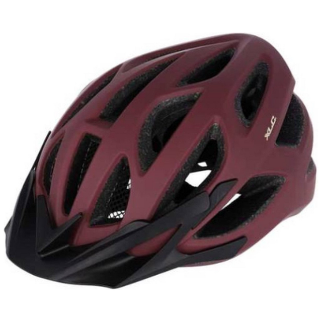 XLC Fietshelm Leisure - Donker Rood - 54-58cm - BH-C33 - Maat S/M - Fietshelm Volwassen