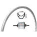 KGS ACHTERWIEL 28 INCH (622) VELG ZILVER NEXUS 8 ROLLERBRAKE