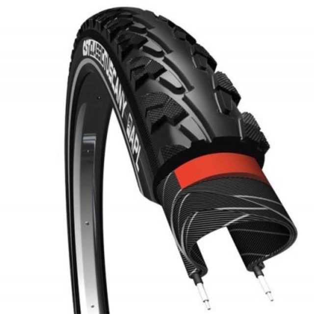 CST Classic Tuscany Buitenband 28 x 1.75 (47-622) – Reflectieband Zwart Stadsfiets