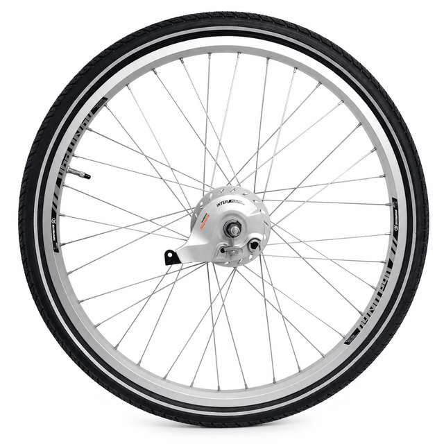 Babboe Achterwiel 26 Inch Shimano Nexus 7 SG-C3001-7R – Rollerbrake | Compleet met Band | Zilver