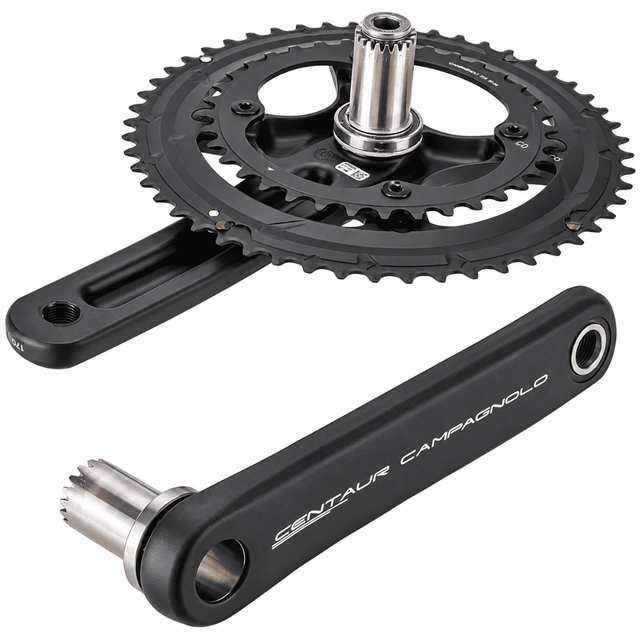 Campagnolo Centaur 11-speed Crankstel 36/52T 175 mm – Zwart | Power Torque + Trapas Cups