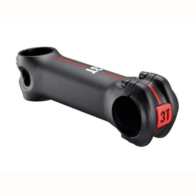 3T Apto Team Vorbau A-Head Ø31,8 mm 130 mm 6° - Schwarz/Rot