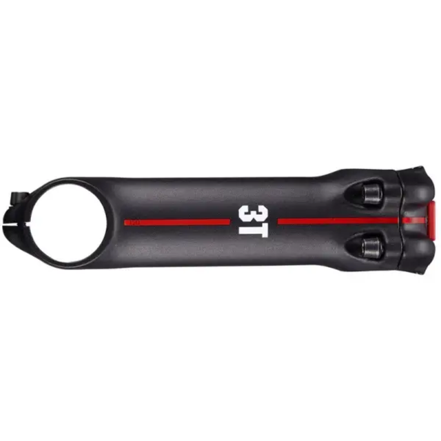 3T Apto Team Vorbau A-Head Ø31,8 mm 130 mm 6° - Schwarz/Rot