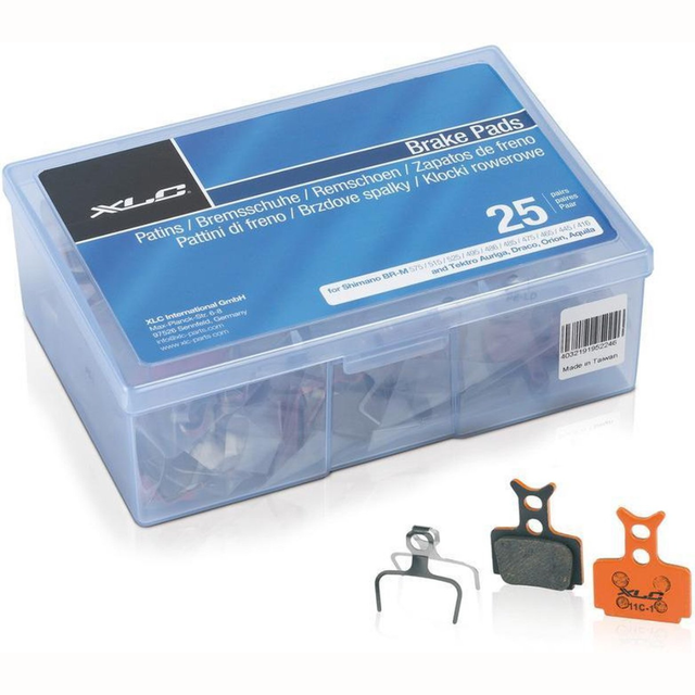 XLC Schijfremblokken Formula Mega/One/R/RX - Oranje (25 stuks)