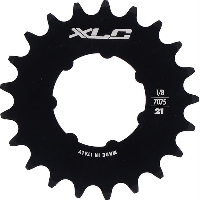 XLC S03 Achtertandwiel 21T 1/8" Baan + Ring - Zwart
