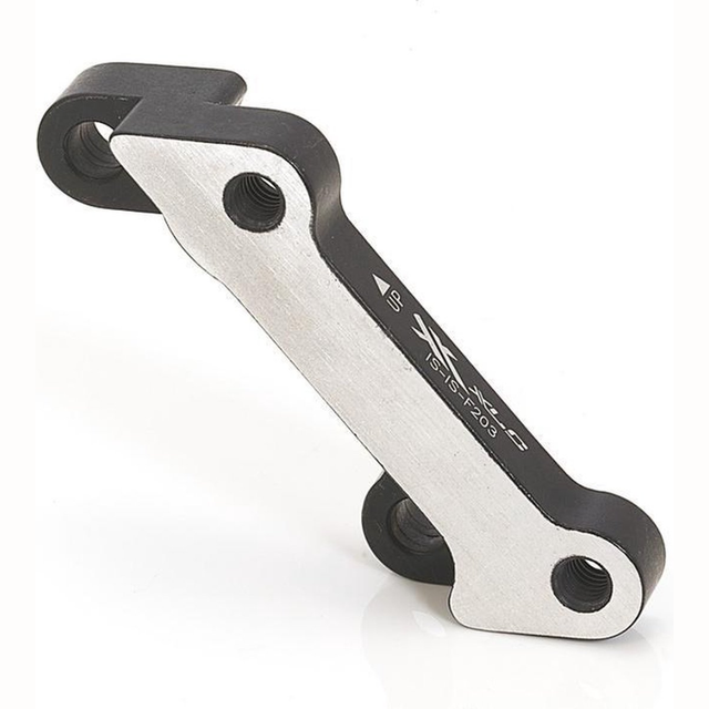 XLC remdeel adapter IS voor 203mm/A 180mm zwart/zilver BRX29