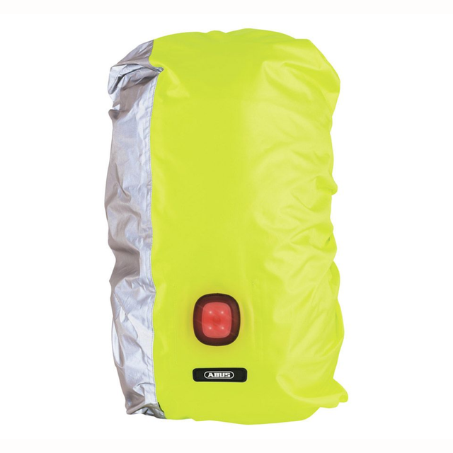 Abus Lumino Night Yellow 20-25 Rucksack-Regenhülle 
