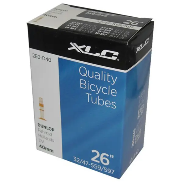 XLC Fiets Binnenband 26 x 1 3/8 Hollands Ventiel 40mm | Doos á 50 stuks
