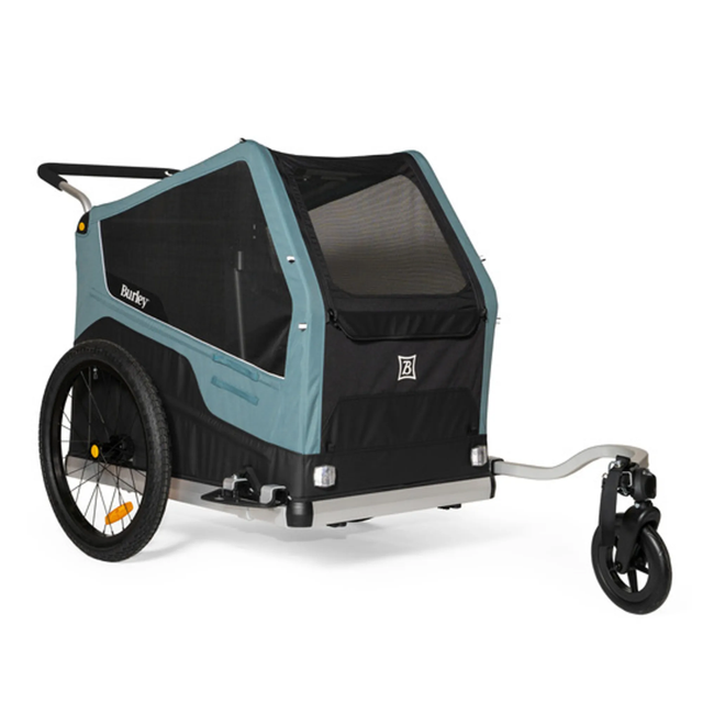 Burley Bark Ranger XL Fahrradanhänger Schwarz/Blau