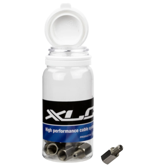 XLC remd connector uni M6 RVS | Zilver | pot á 10 stuks