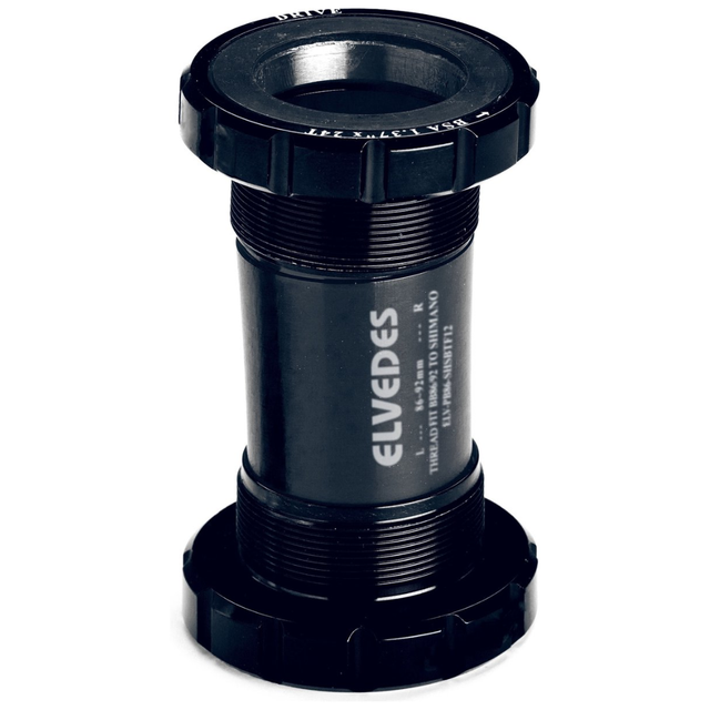 Elvedes Trapas Adapter BSA Fatbike - Zwart