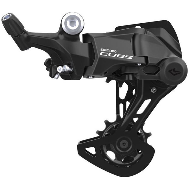 Achterderailleur 9 speed Shimano CUES RD-U4000 - met middellange kooi - Zwart