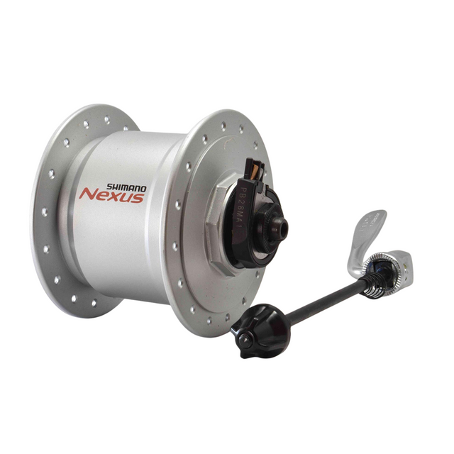 SHIMANO Nexus DH-C3000-3N-QR naafdynamo - Zilver
