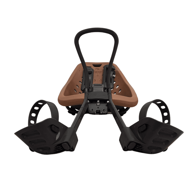 Thule Yepp Mini Voorzitje Bruin Set – Inclusief Windscherm en Montageadapter