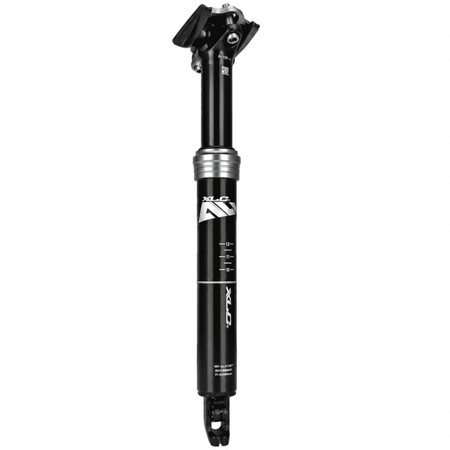 XLC All Mountain ICR Remote Dropper Zadelpen 31,6 x 328 mm – SPT11B | Zwart | Inclusief Remote & Bekabeling