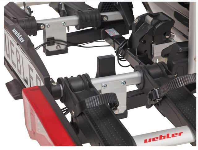 Uebler i21-DC Fietsendrager - MET PARKEERSENSOREN - NIEUW Model 2026!! - 2 Electrische fietsen - 60° Kantelbaar