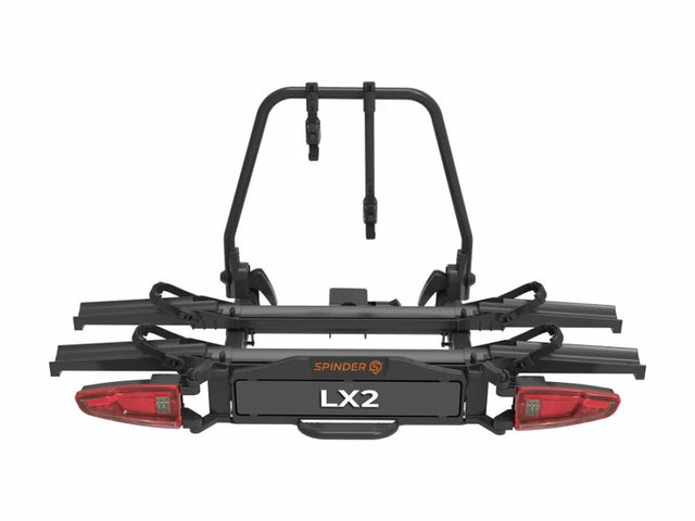 Spinder LX2 Fietsendrager -  2 E-bikes -  15 Kg - Voor brede banden en frames - Brede U-beugel - Zwart - 2026 Model