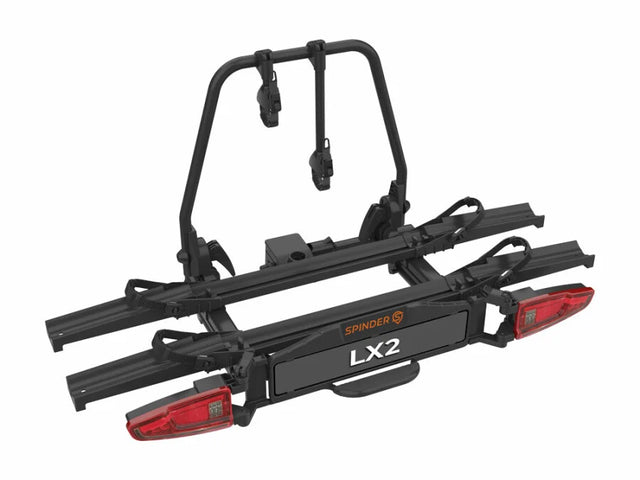 Spinder LX2 Fietsendrager -  2 E-bikes -  15 Kg - Voor brede banden en frames - Brede U-beugel - Zwart - 2026 Model