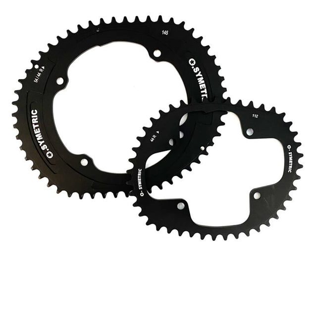 Stronglight kettingblad O.Symetric Kit Campa 54/44t / Ø 145/112 mm zwart